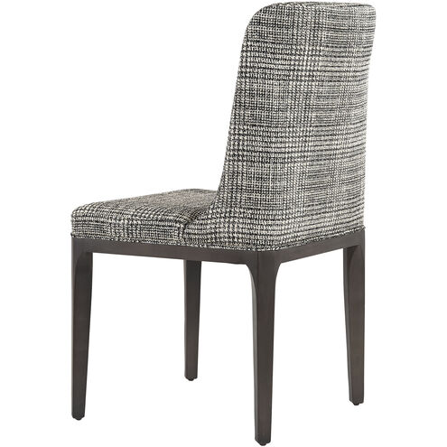 Elisa Grey Oak / Naya Check Black Dining Chair